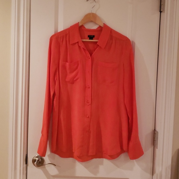 100% silk button down - Picture 1 of 2